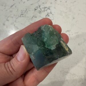 Green Fluorite Cube